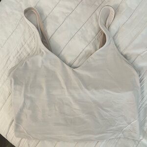 White Lululemon Align Tank